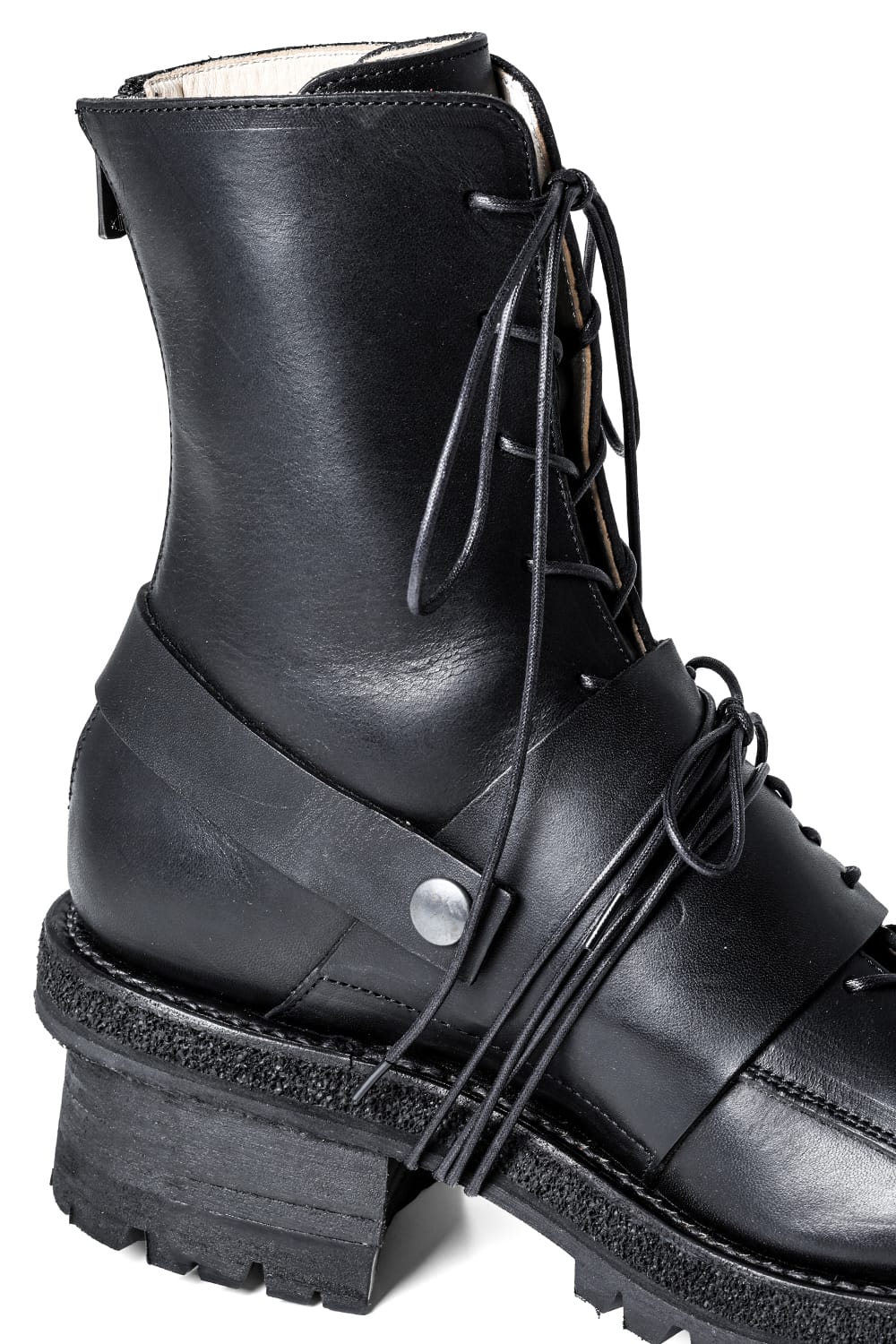 Layered Lace Up Boots