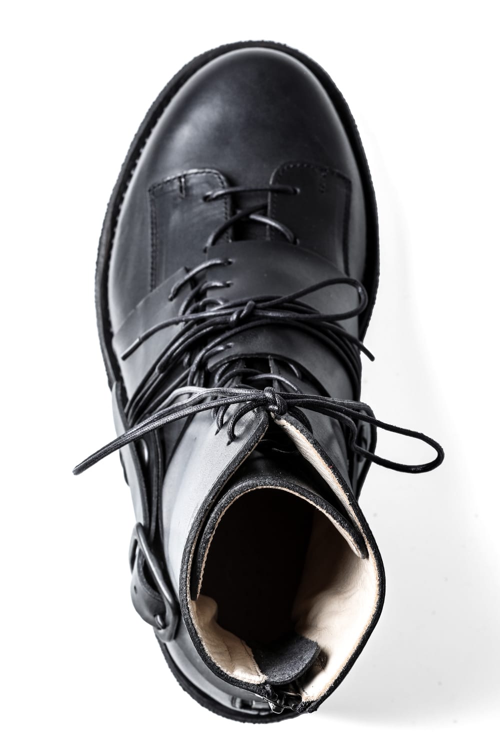 Layered Lace Up Boots