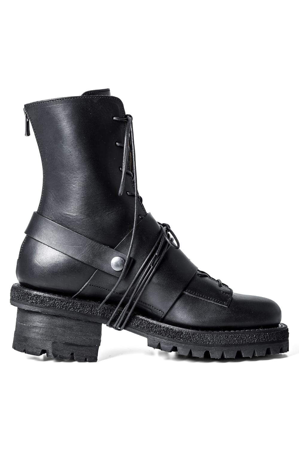 Layered Lace Up Boots