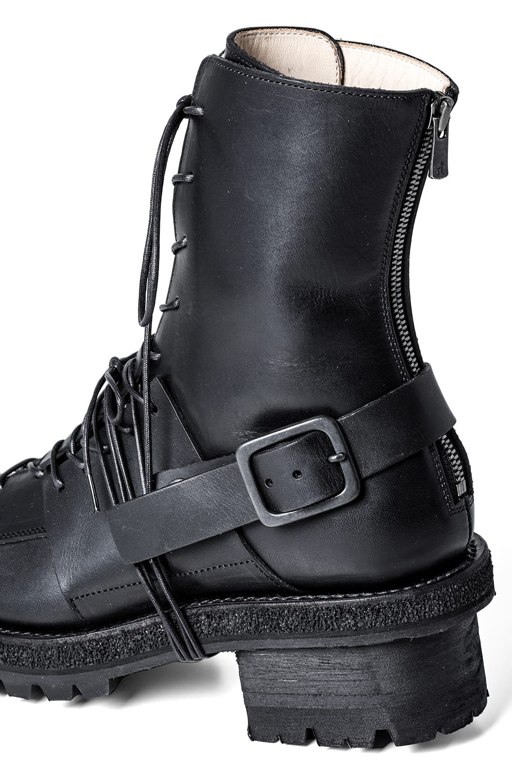 Layered Lace Up Boots