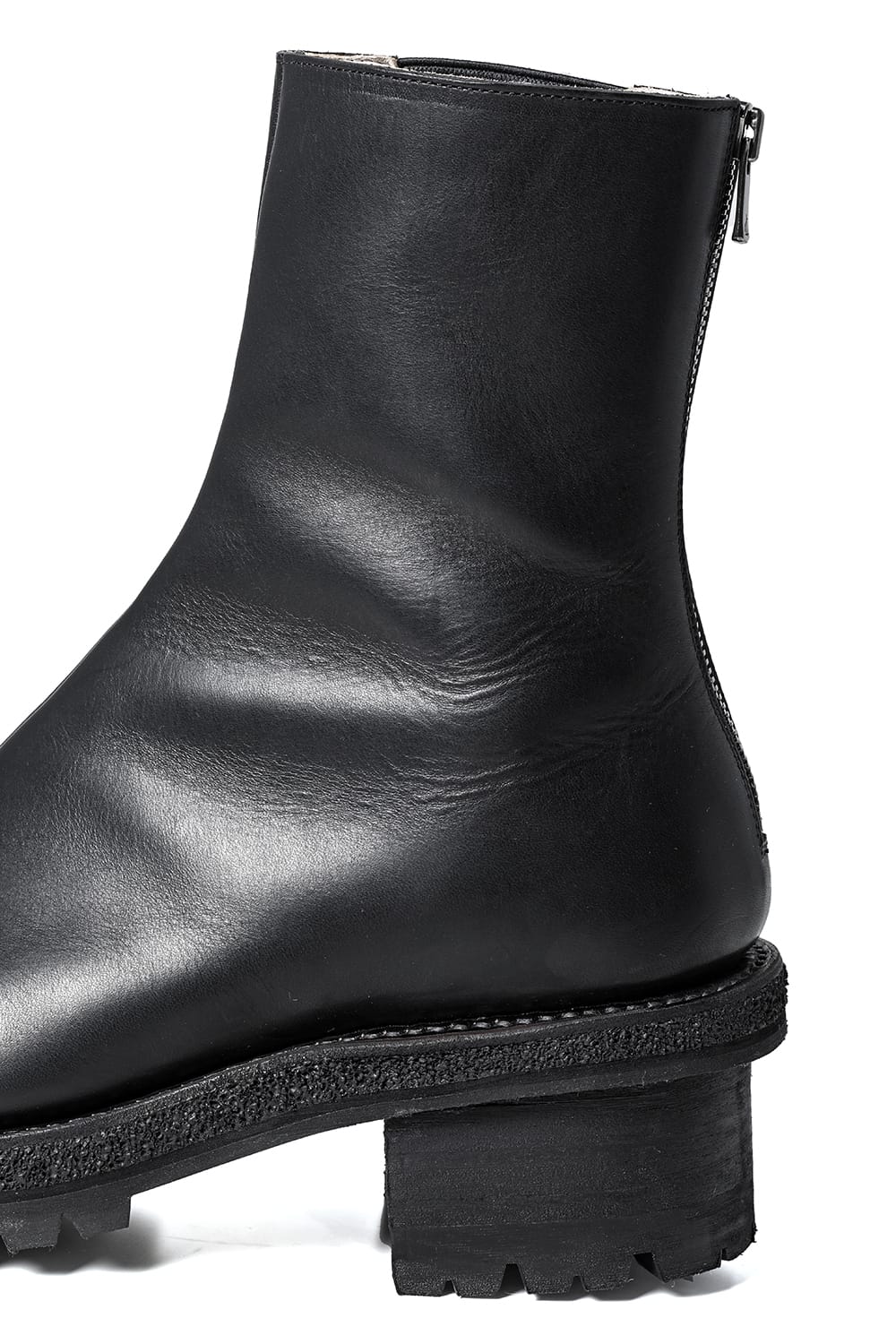 Back Zip-Up Boots