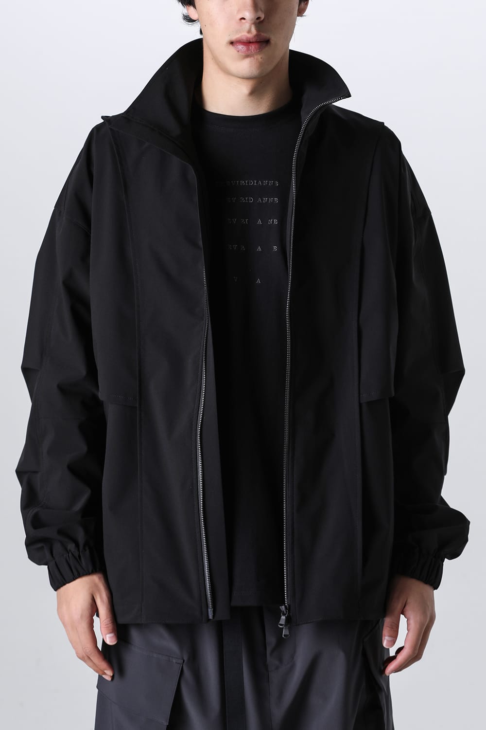 Water-Repellent Hooded Jacket