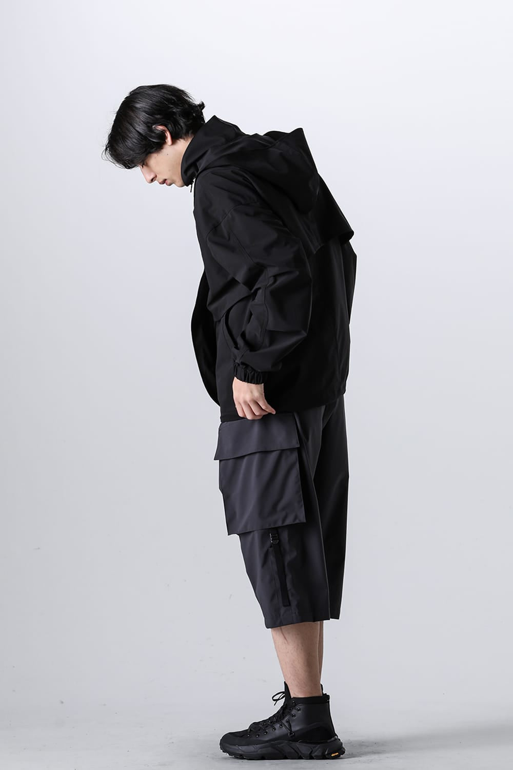 Water-Repellent Hooded Jacket