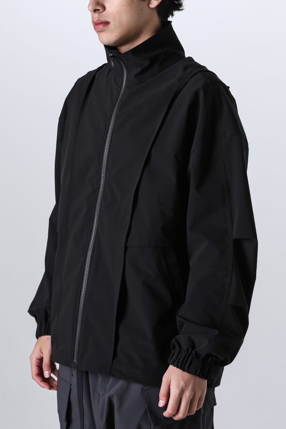 Water-Repellent Hooded Jacket