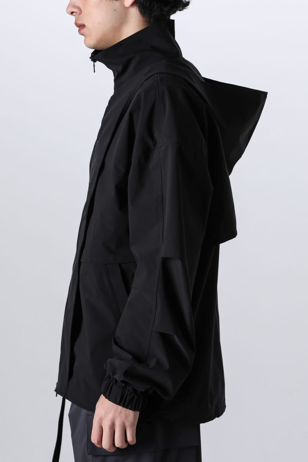 Water-Repellent Hooded Jacket