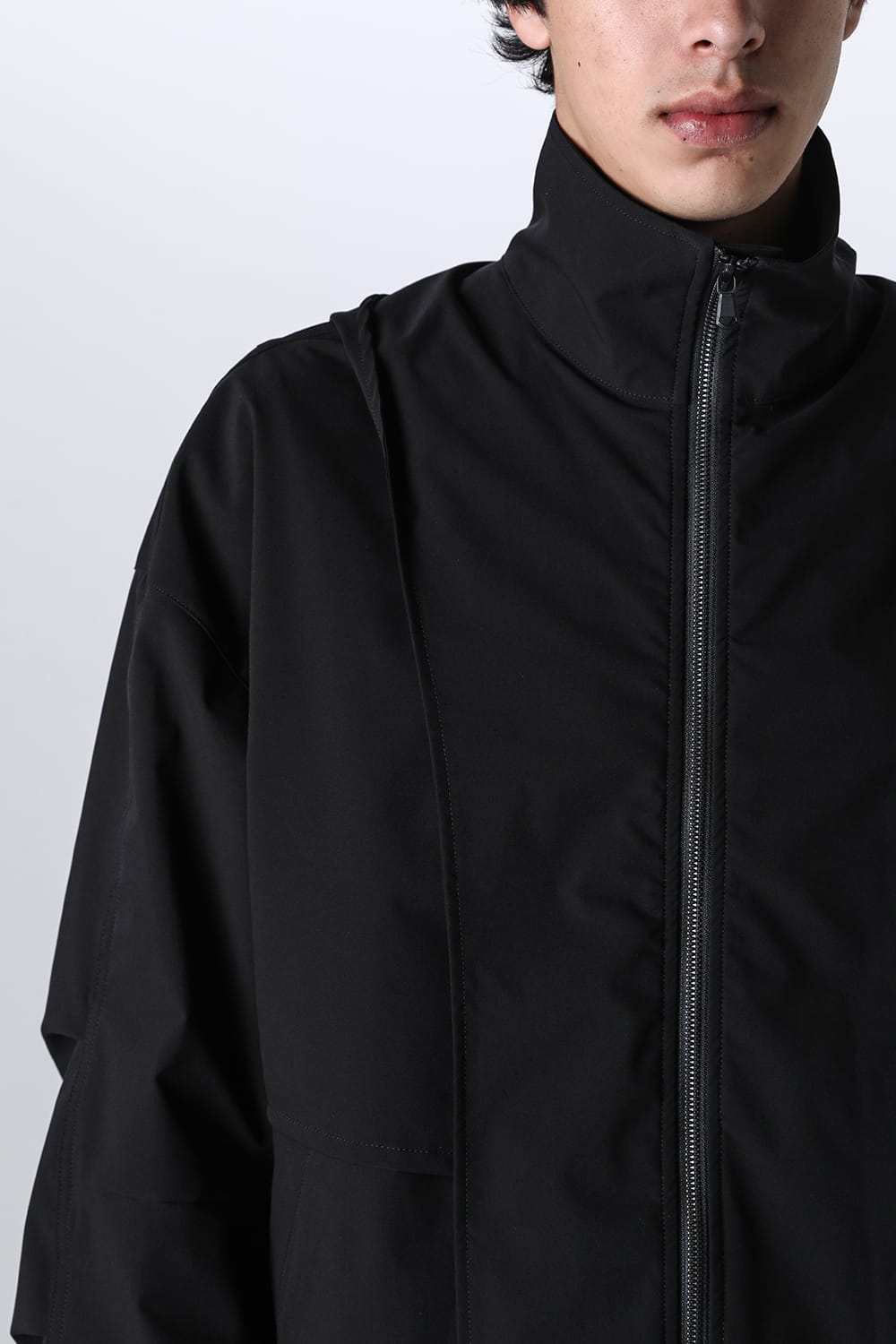 Water-Repellent Hooded Jacket