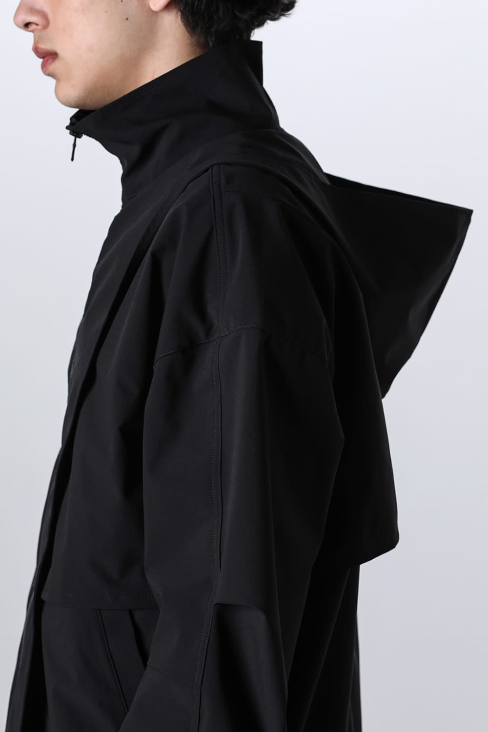 Water-Repellent Hooded Jacket