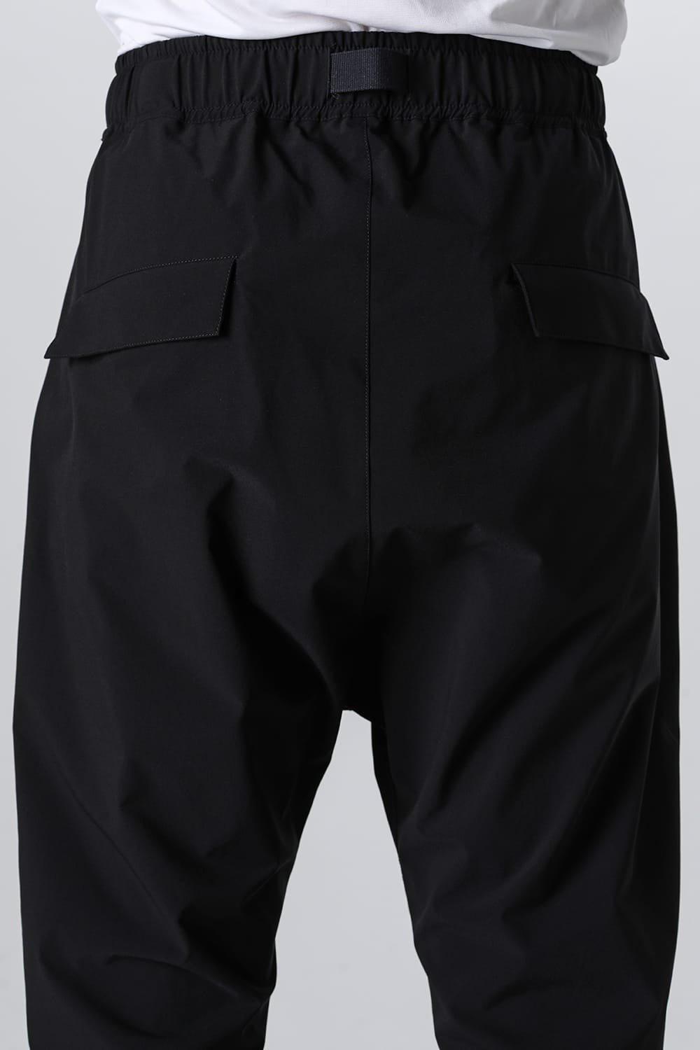 Water-Repellent Ribed Pants  Black