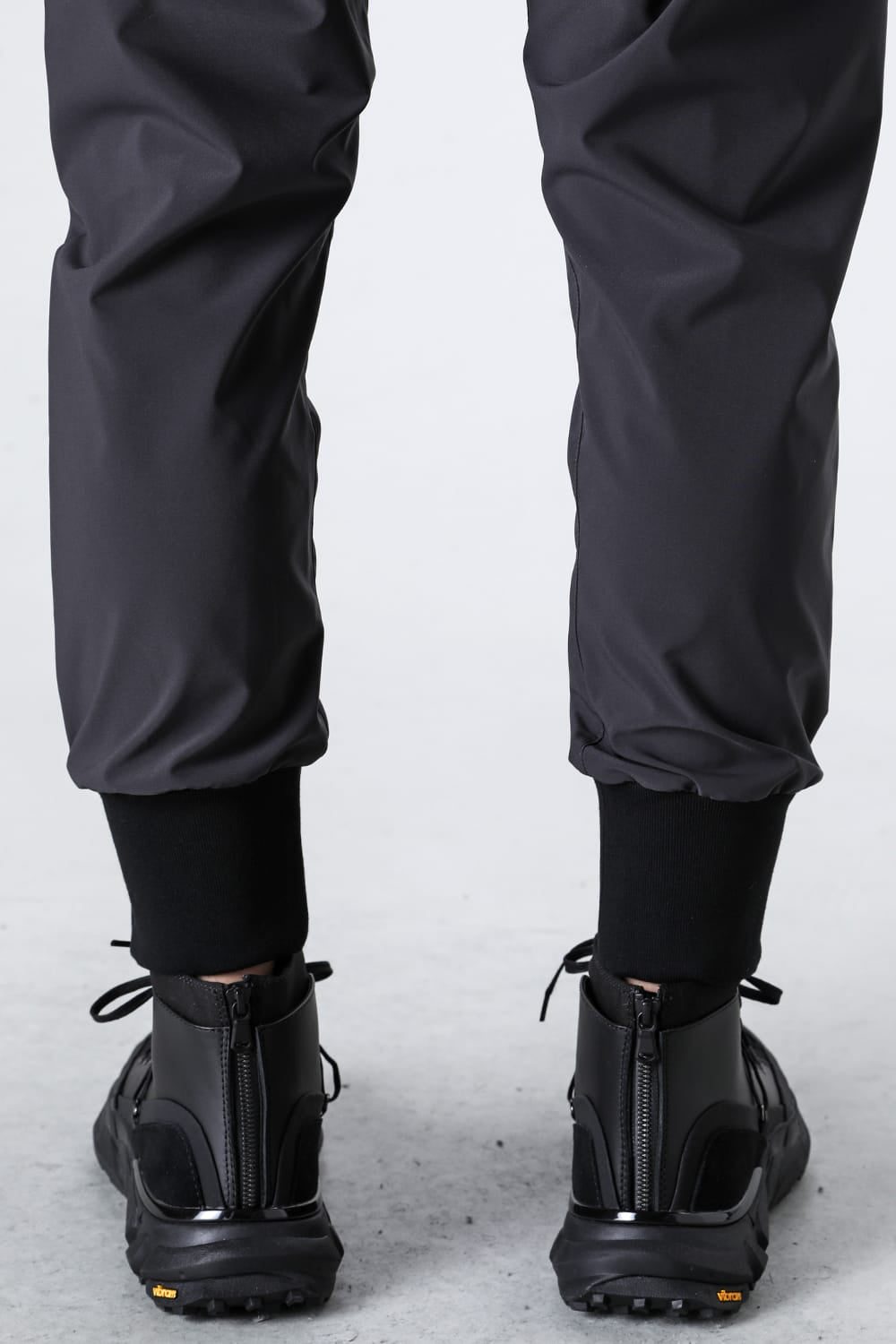 Water-Repellent Ribed Pants  Dark Gray