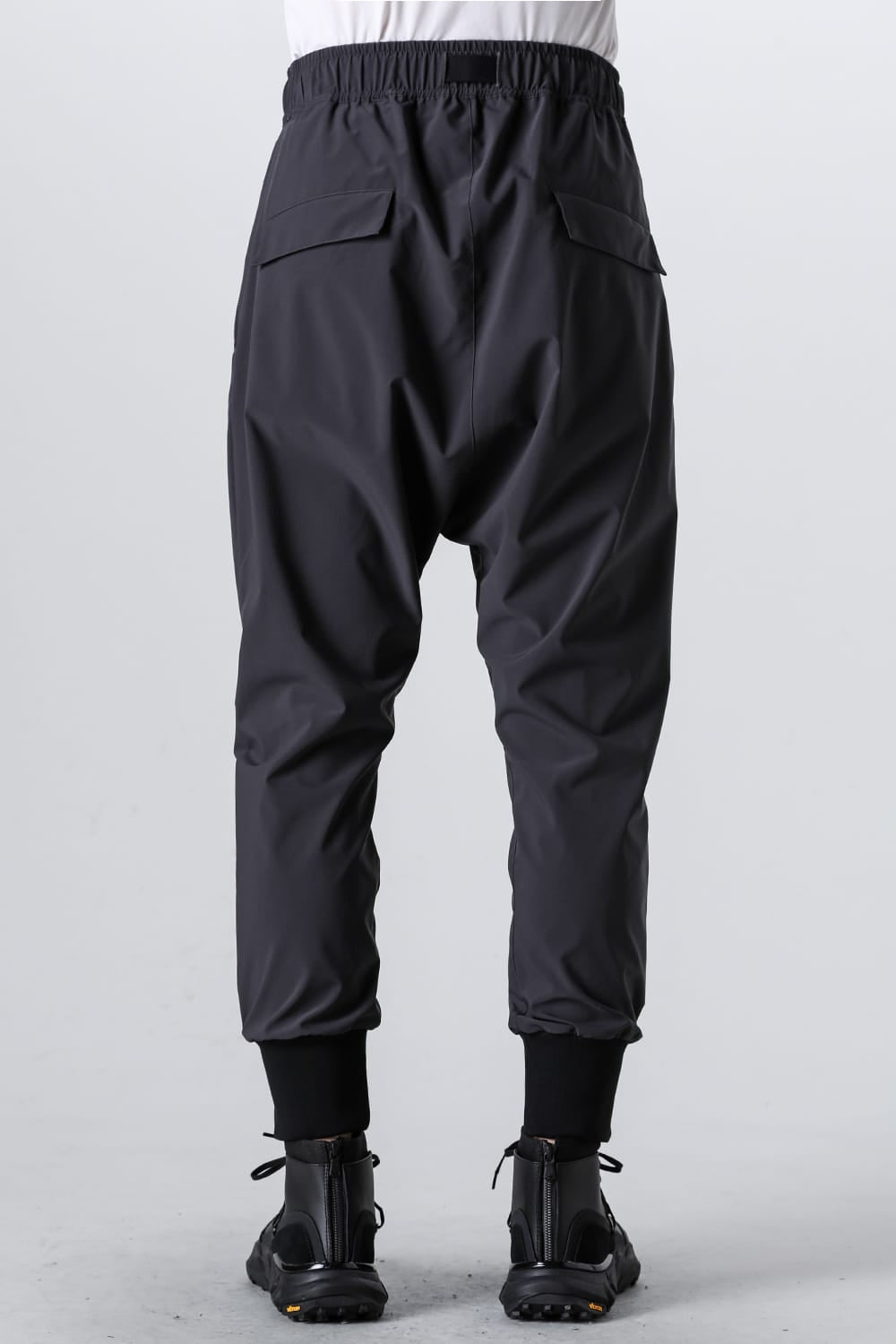 Water-Repellent Ribed Pants  Dark Gray