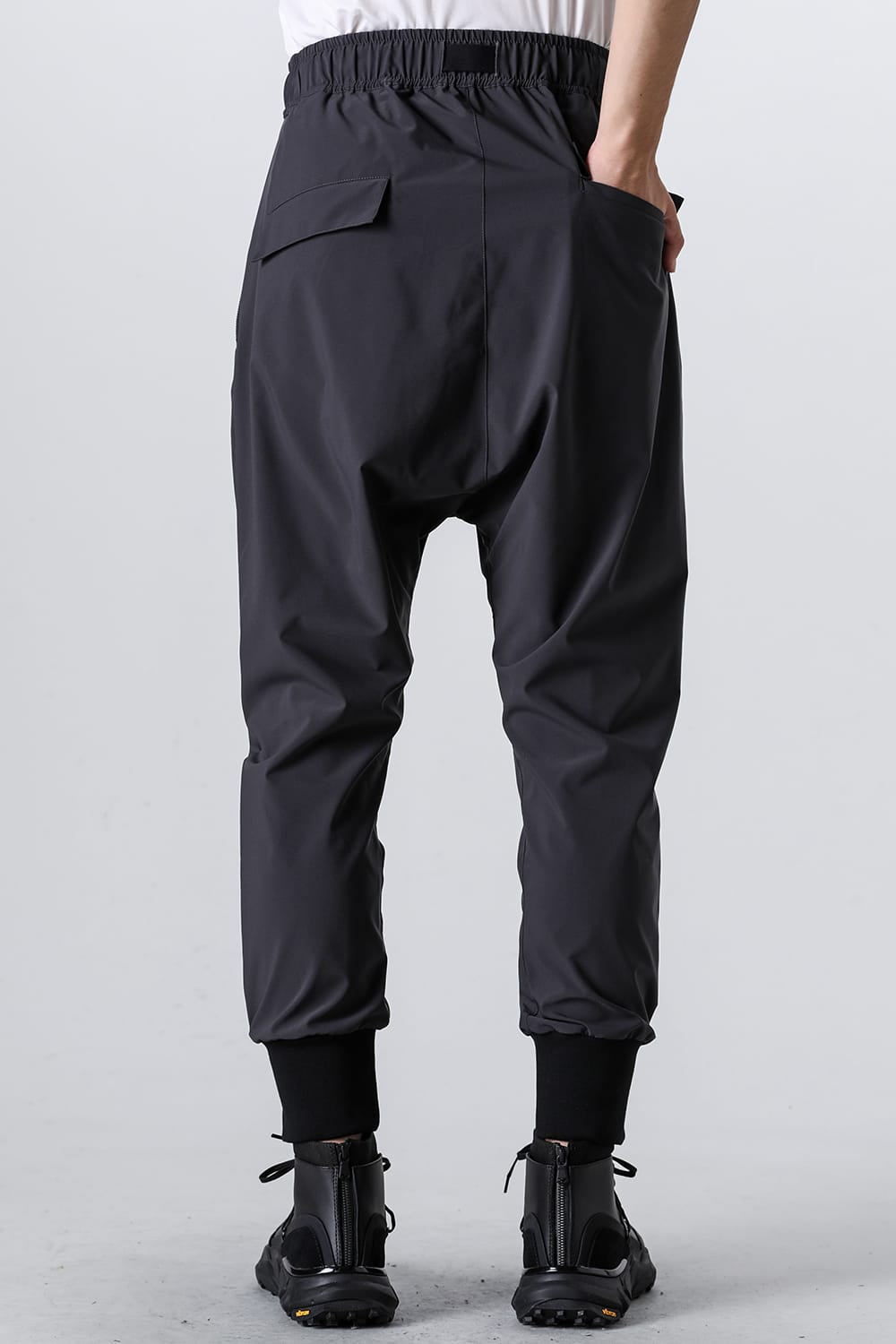 Water-Repellent Ribed Pants  Dark Gray