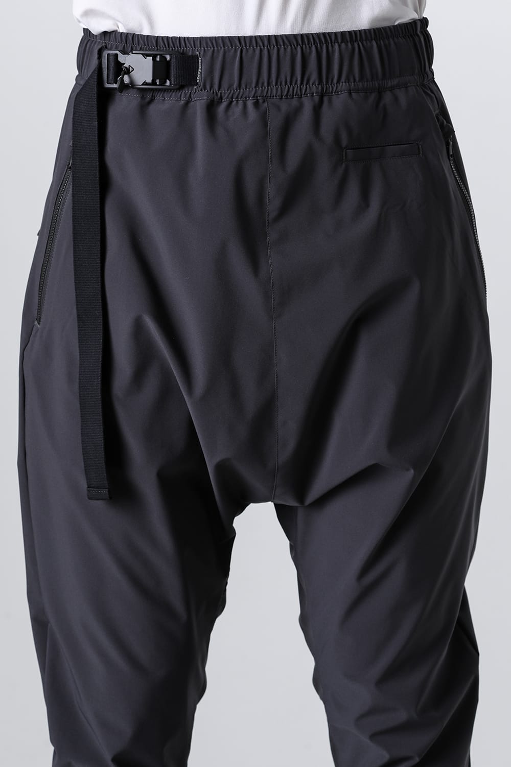 Water-Repellent Ribed Pants  Dark Gray