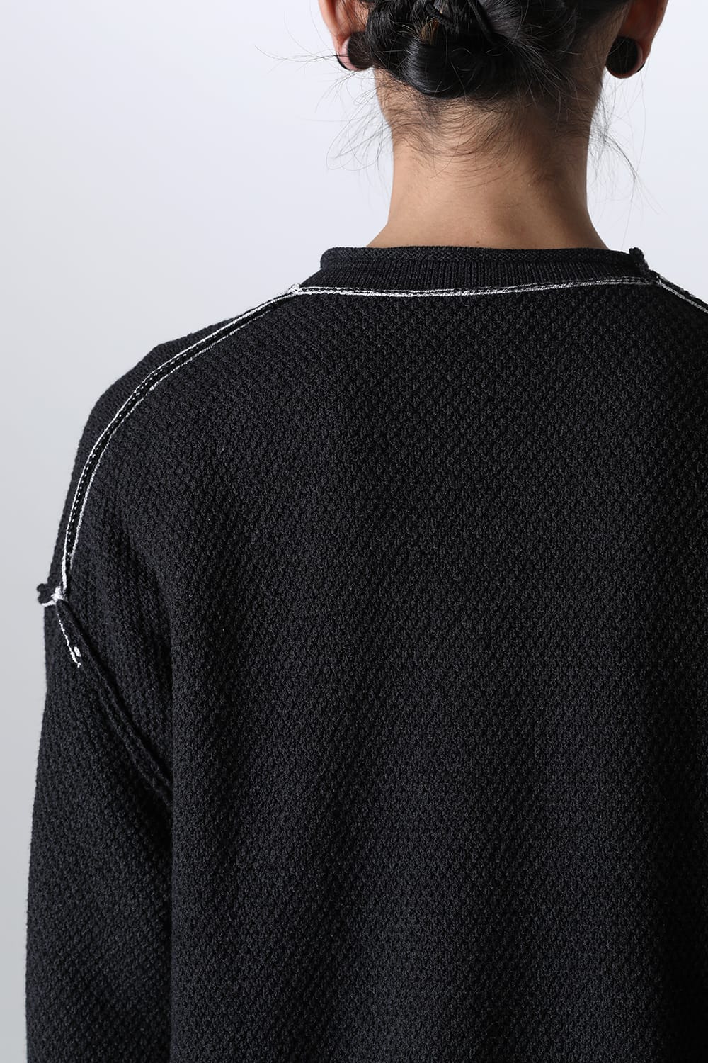 7G Pullover Sweater Black