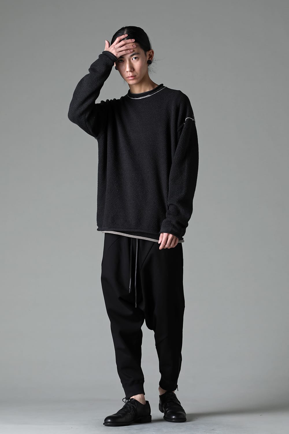 7G Pullover Sweater Black