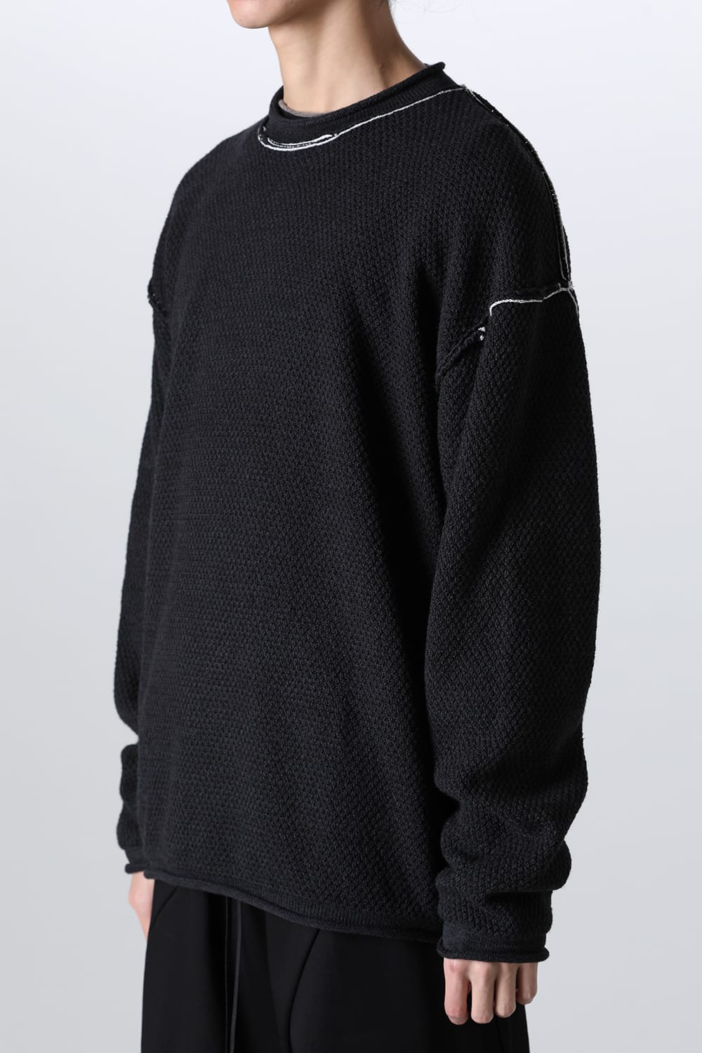 7G Pullover Sweater Black