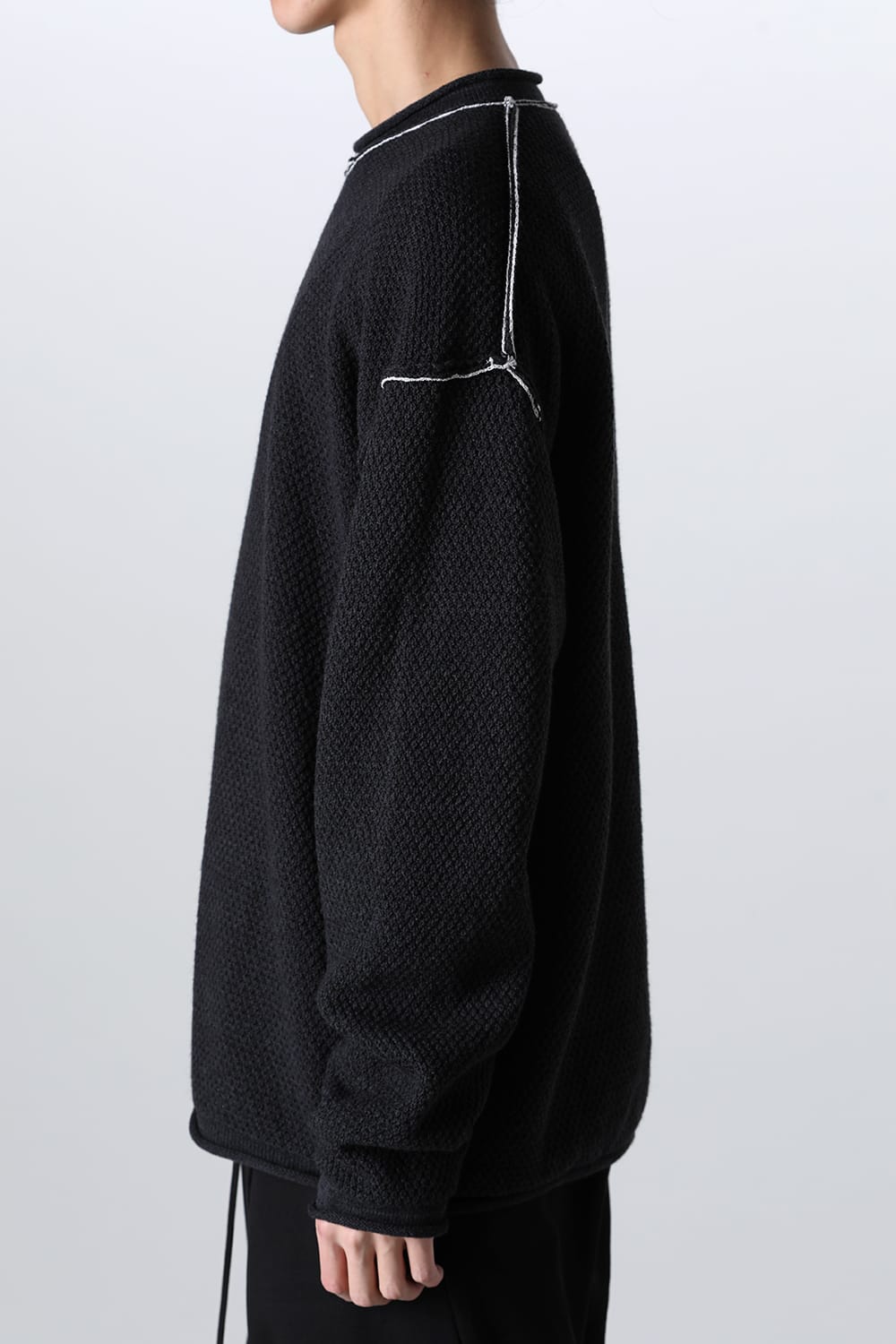 7G Pullover Sweater Black