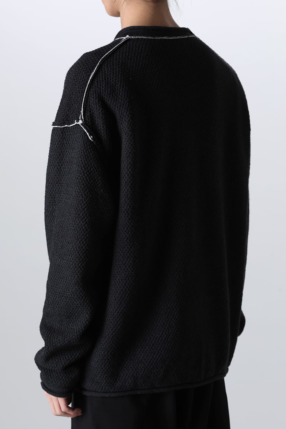 7G Pullover Sweater Black