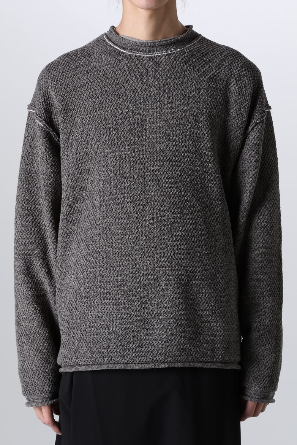 7G Pullover Sweater Gray