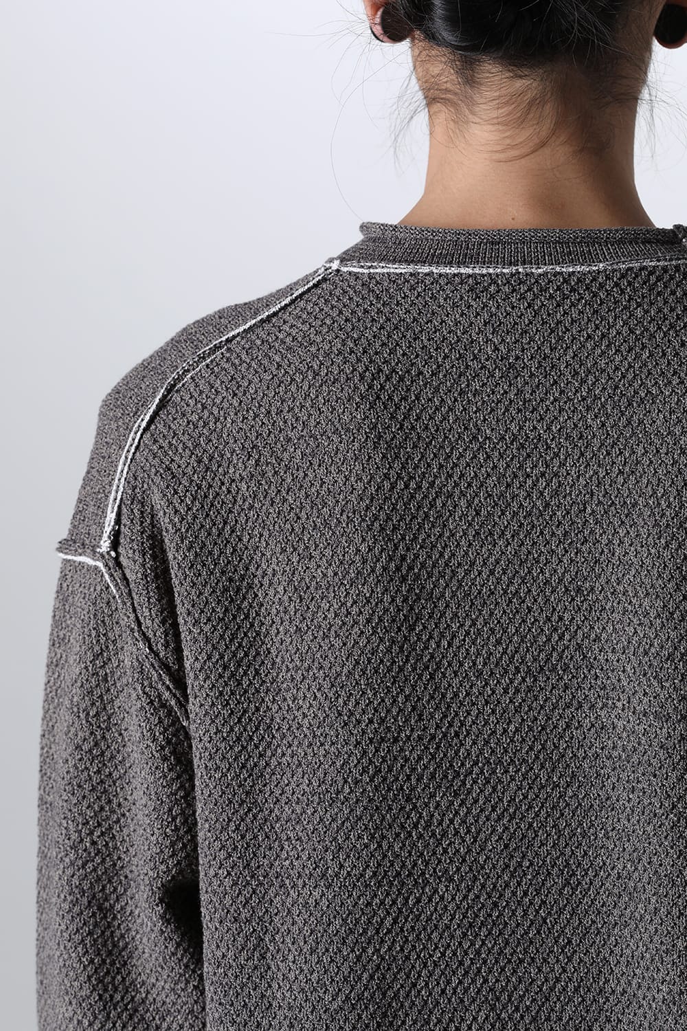 7G Pullover Sweater Gray