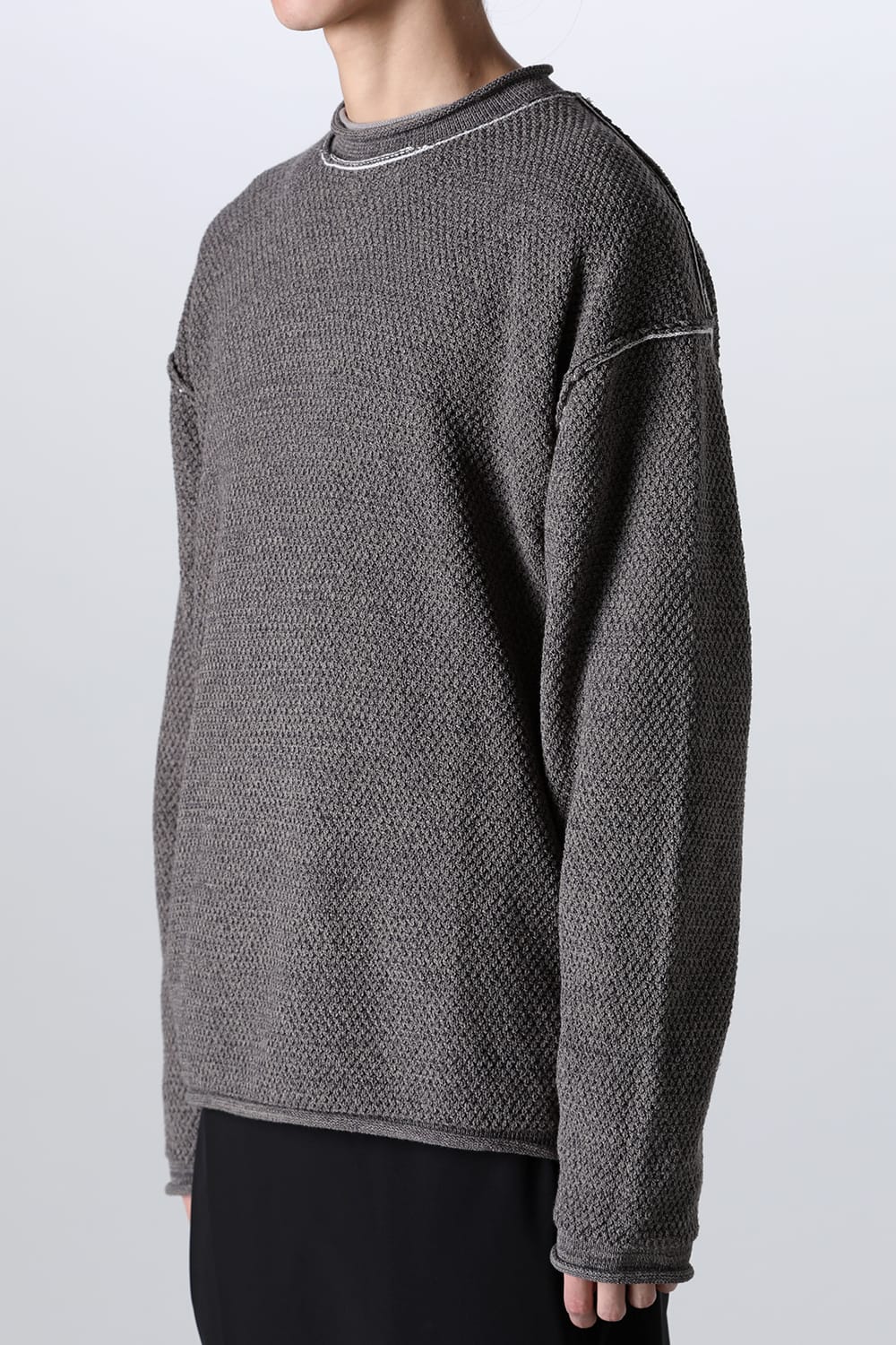 7G Pullover Sweater Gray