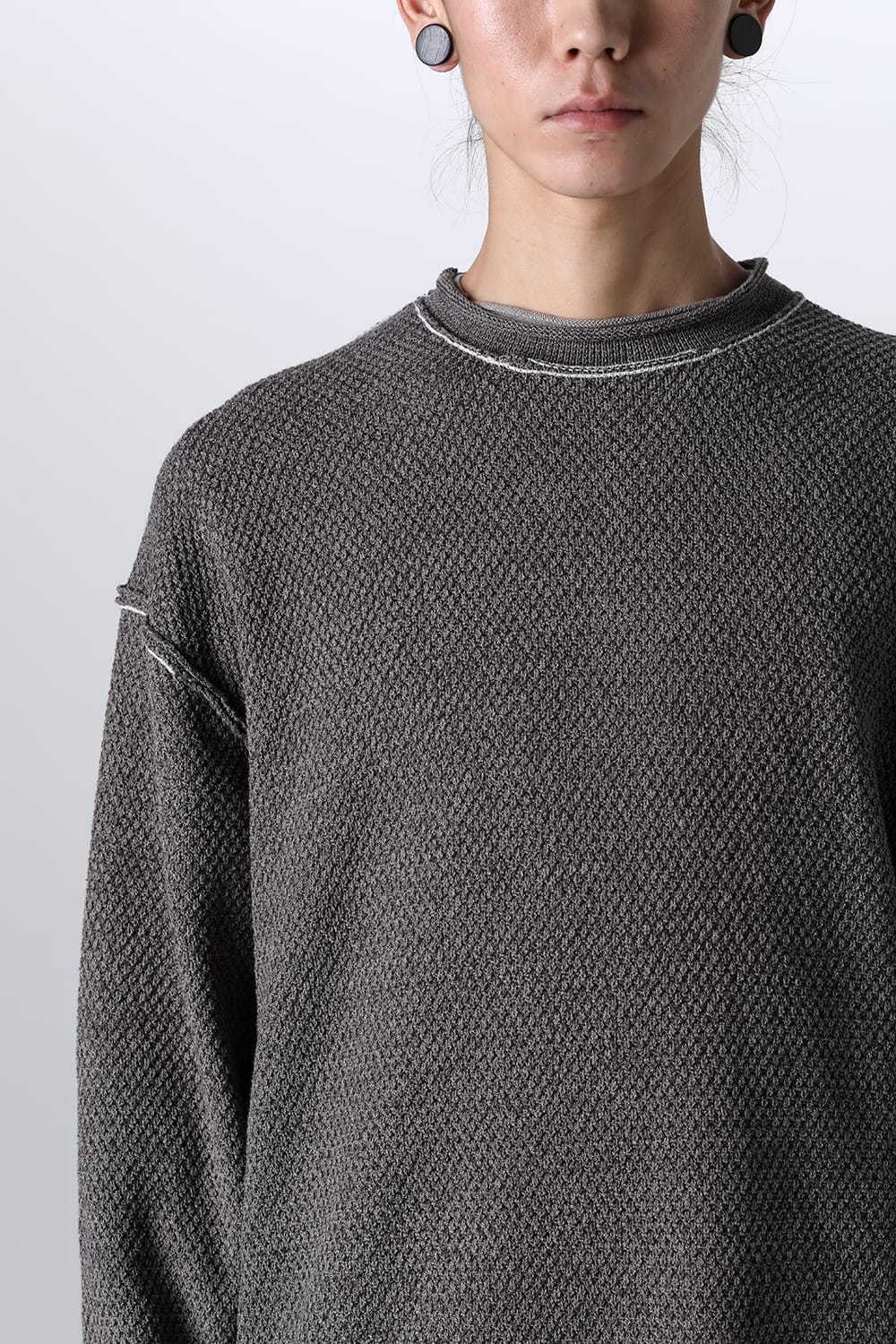 7G Pullover Sweater Gray