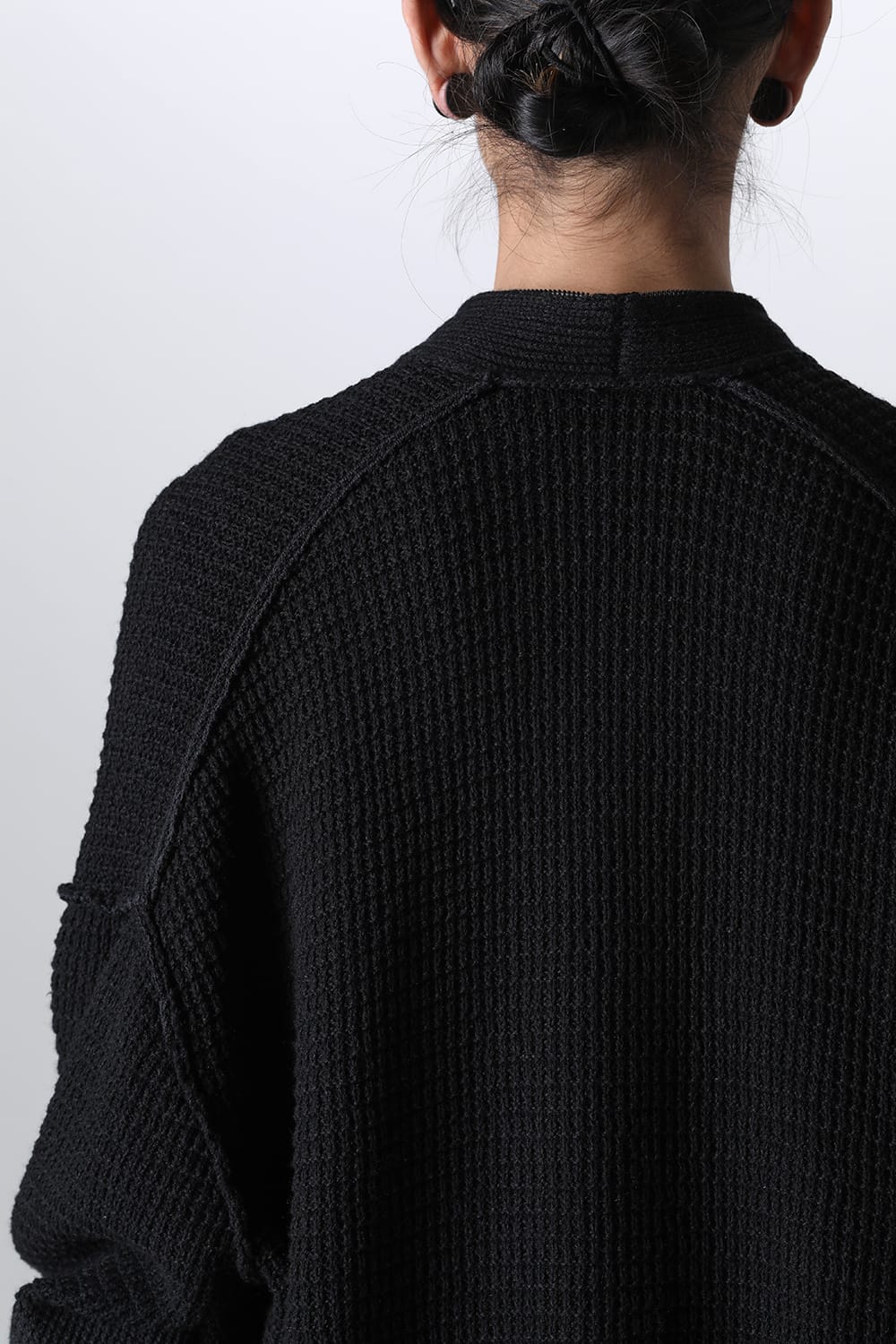 7G Knit Cardigan  Black