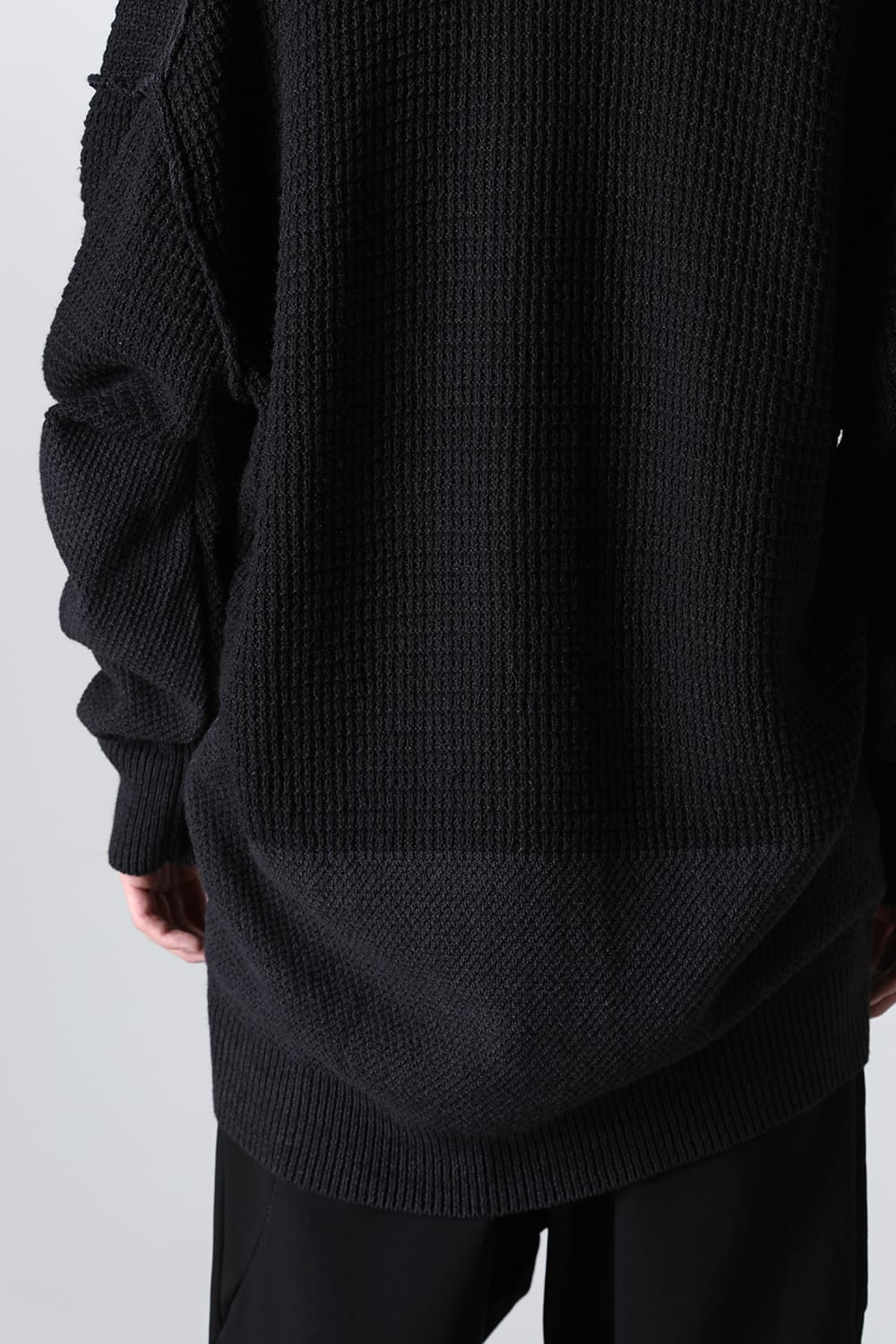 7G Knit Cardigan  Black