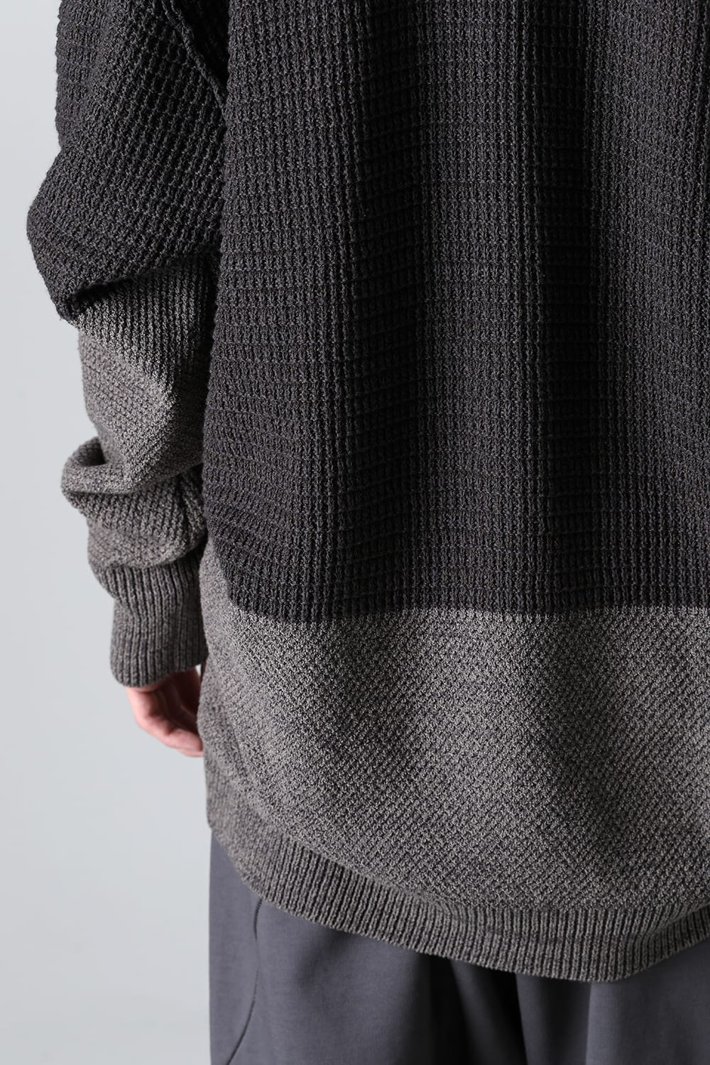 7G Knit Cardigan Gray