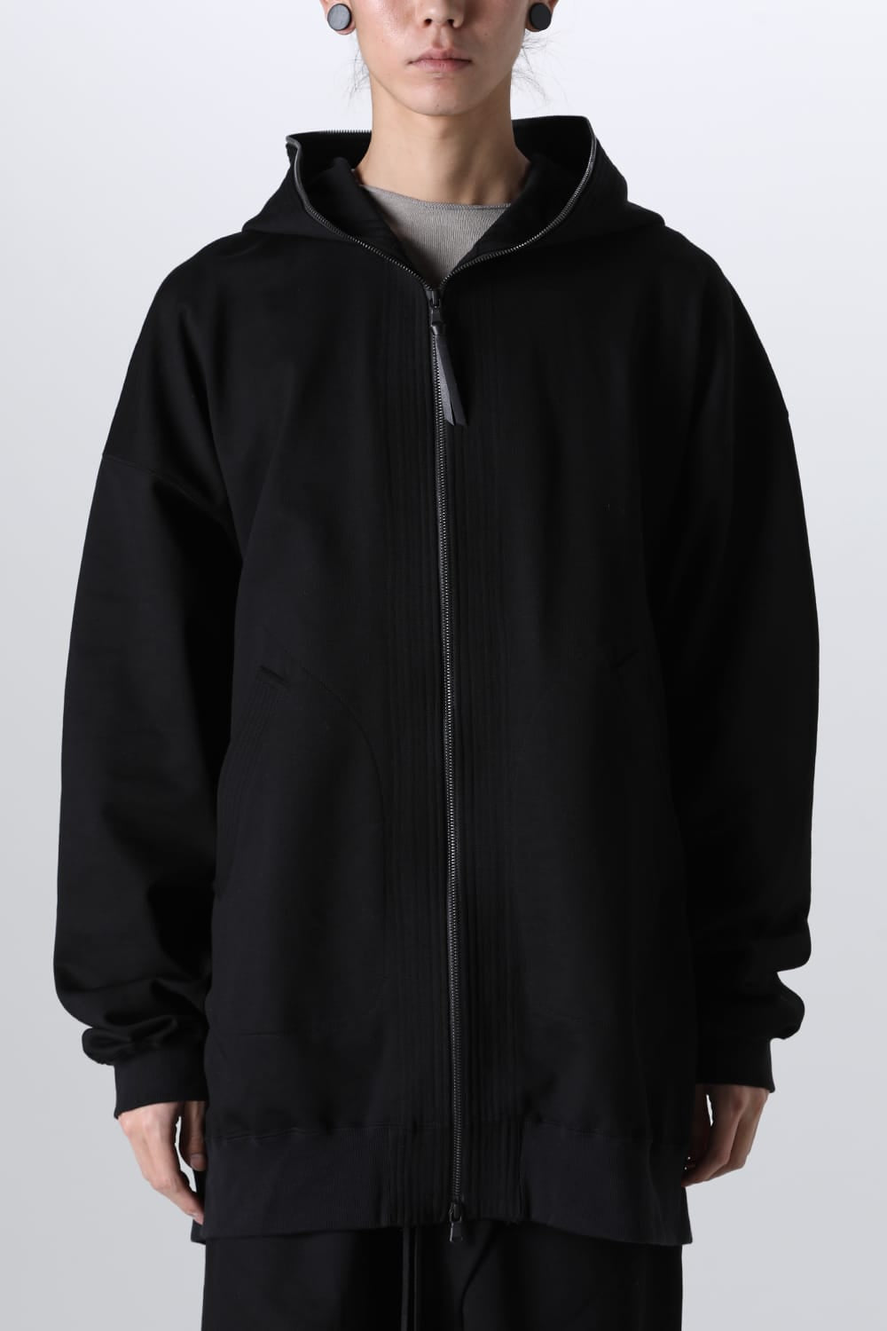 Sweat Long Hoodie Black