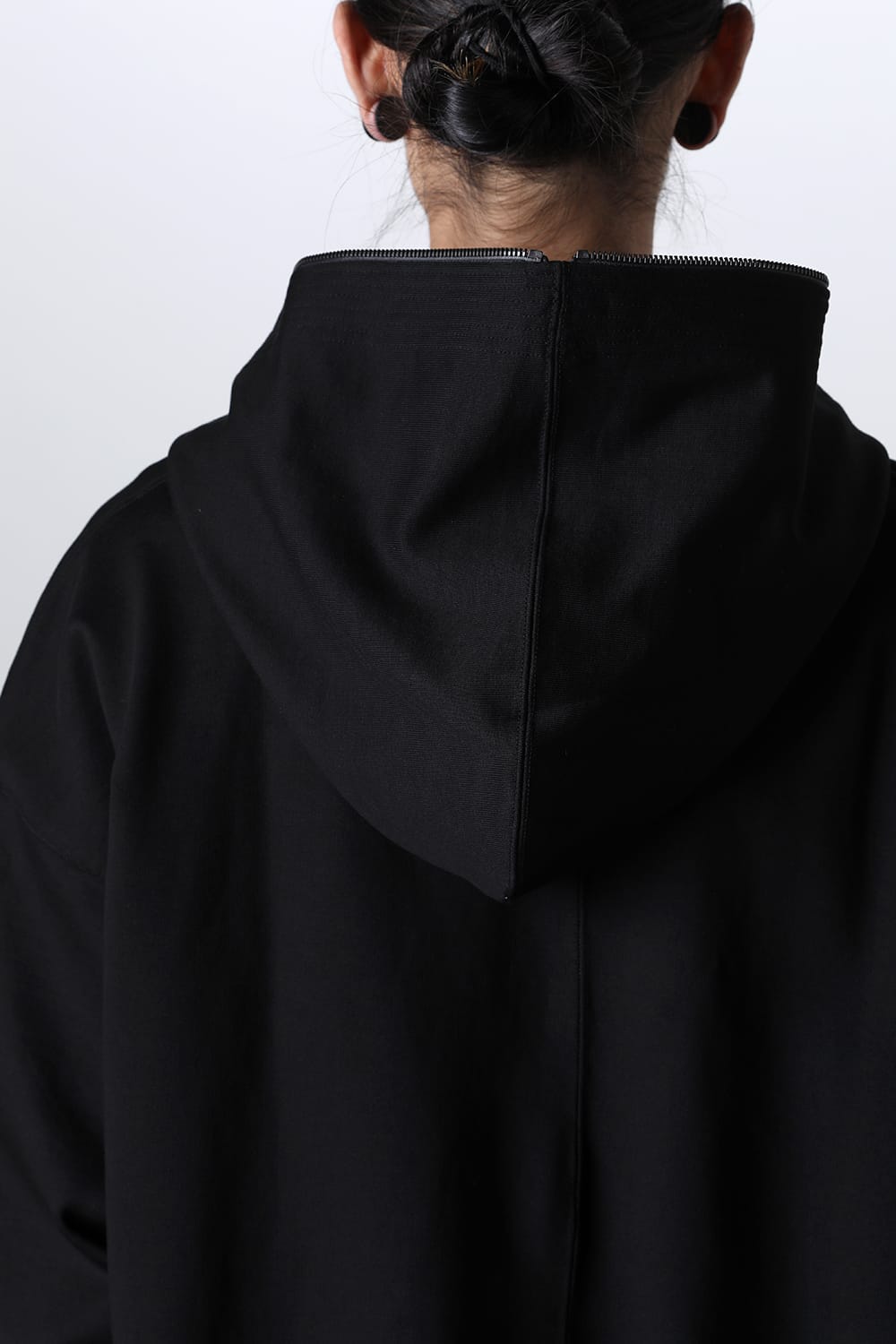 Sweat Long Hoodie Black