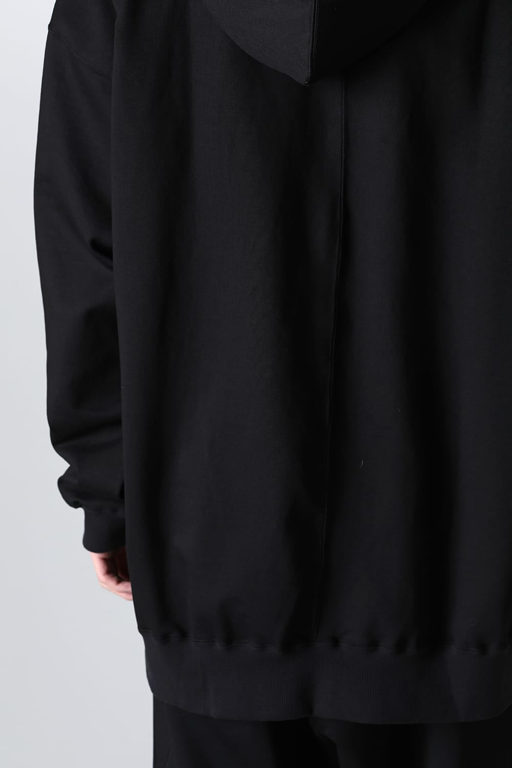 Sweat Long Hoodie Black