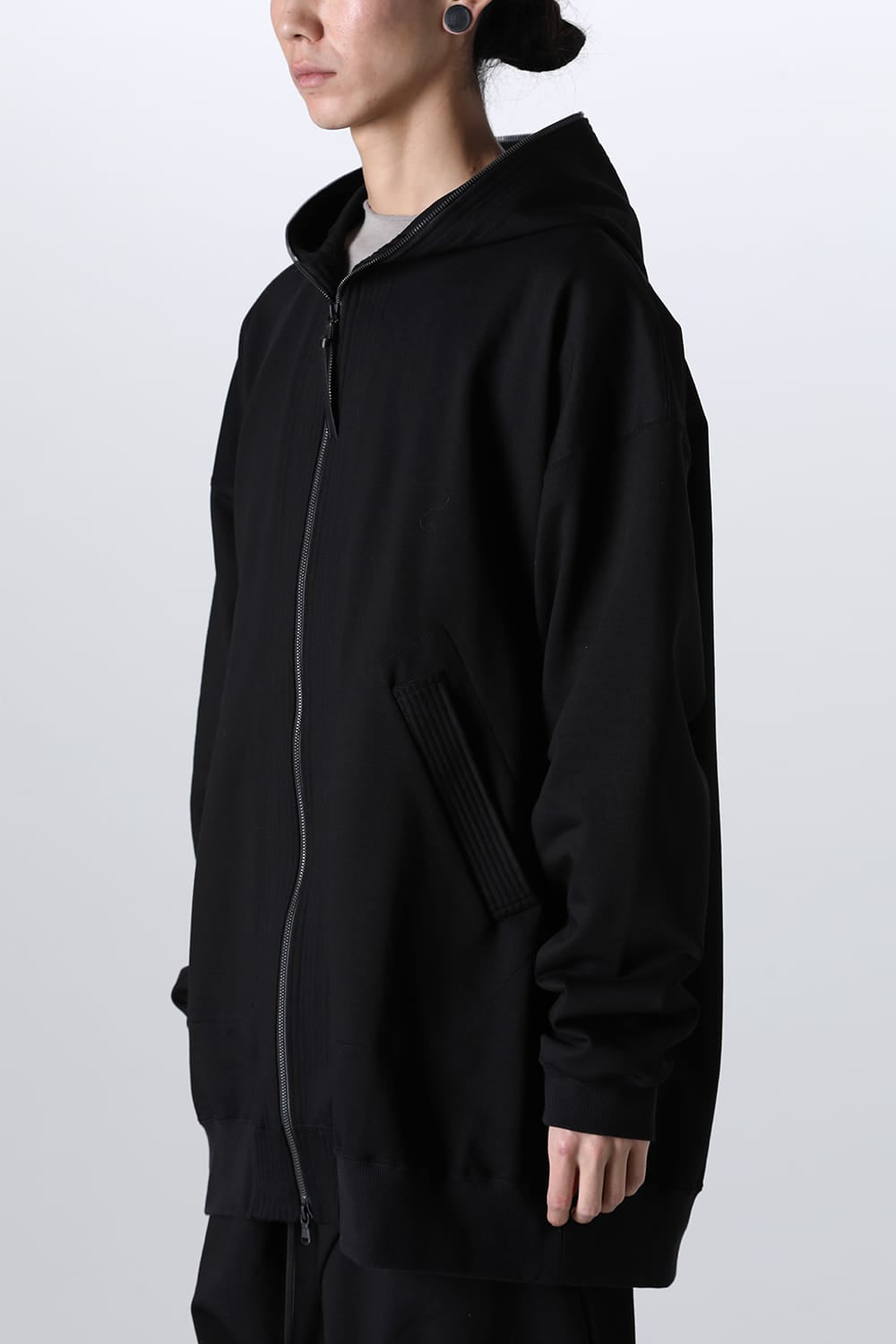 Sweat Long Hoodie Black