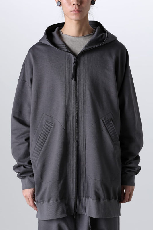 Sweat Long Hoodie Gray