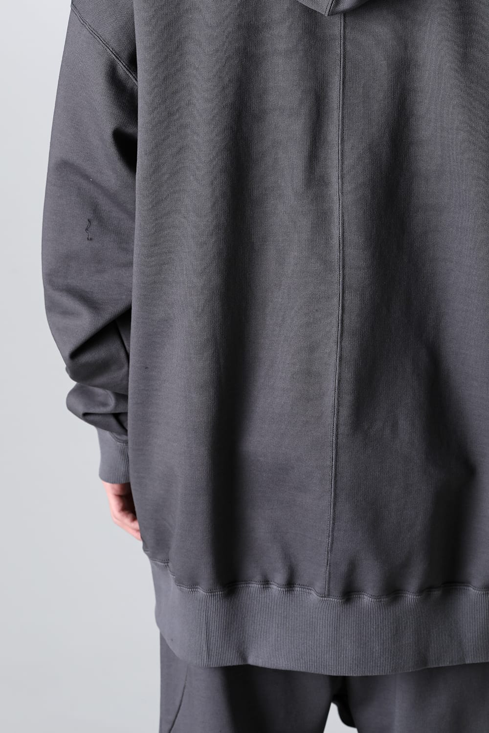 Sweat Long Hoodie Gray