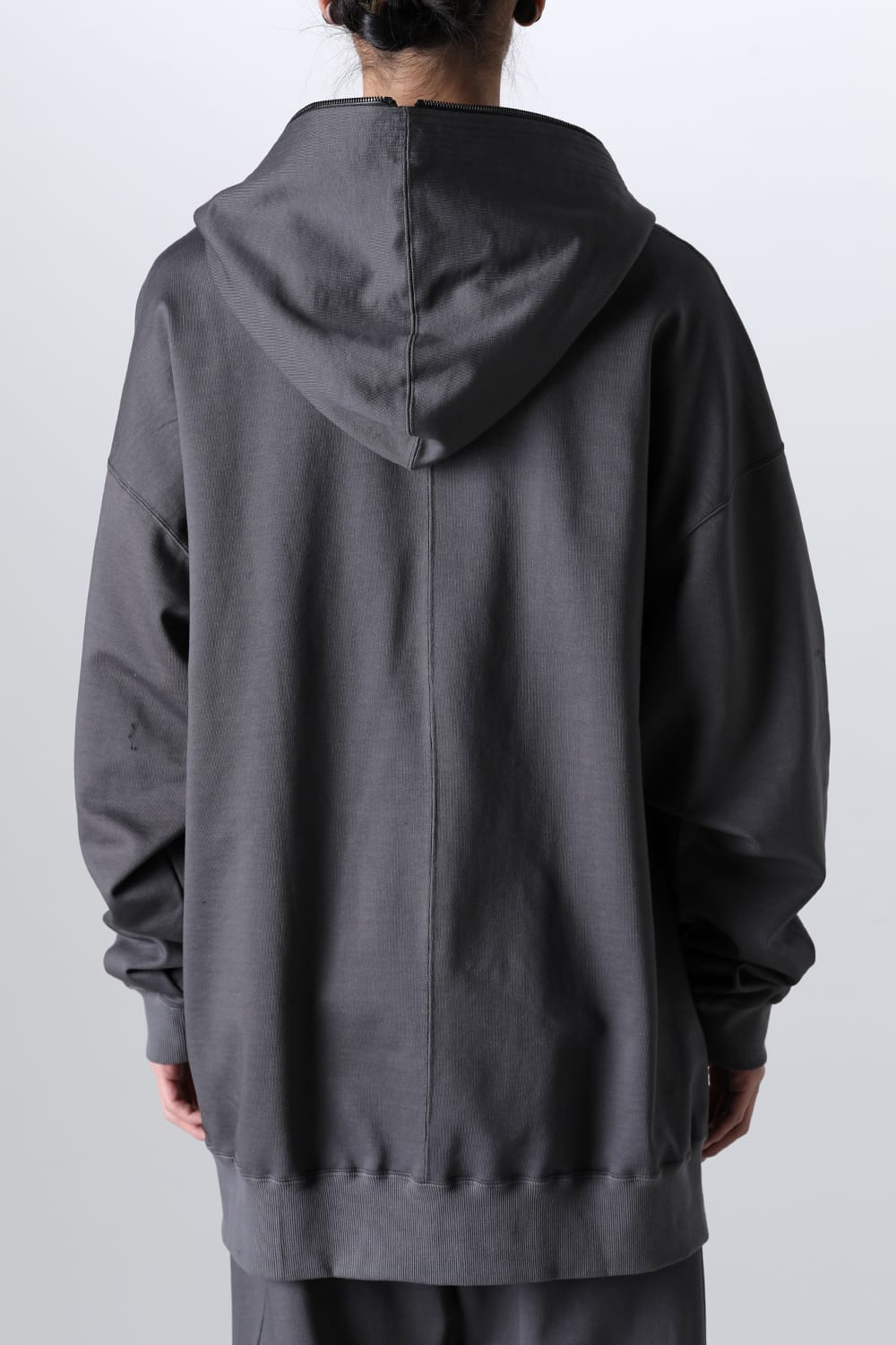 Sweat Long Hoodie Gray