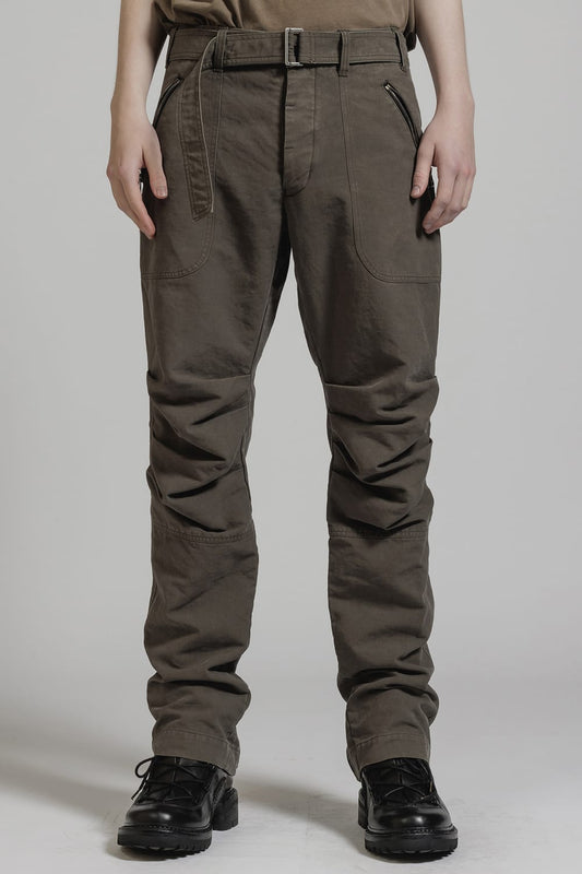 Product Dyed Knee Gathering Pants
