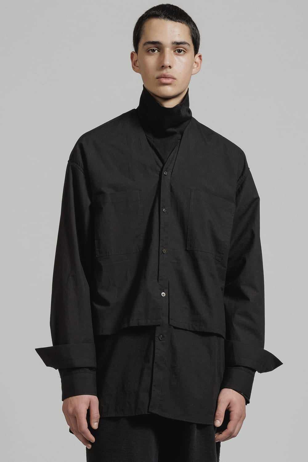 Layered V-Neck Shirt