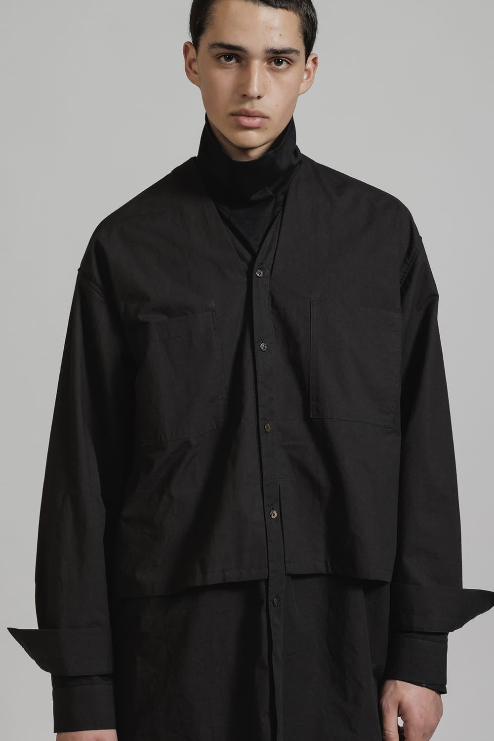 Layered V-Neck Shirt