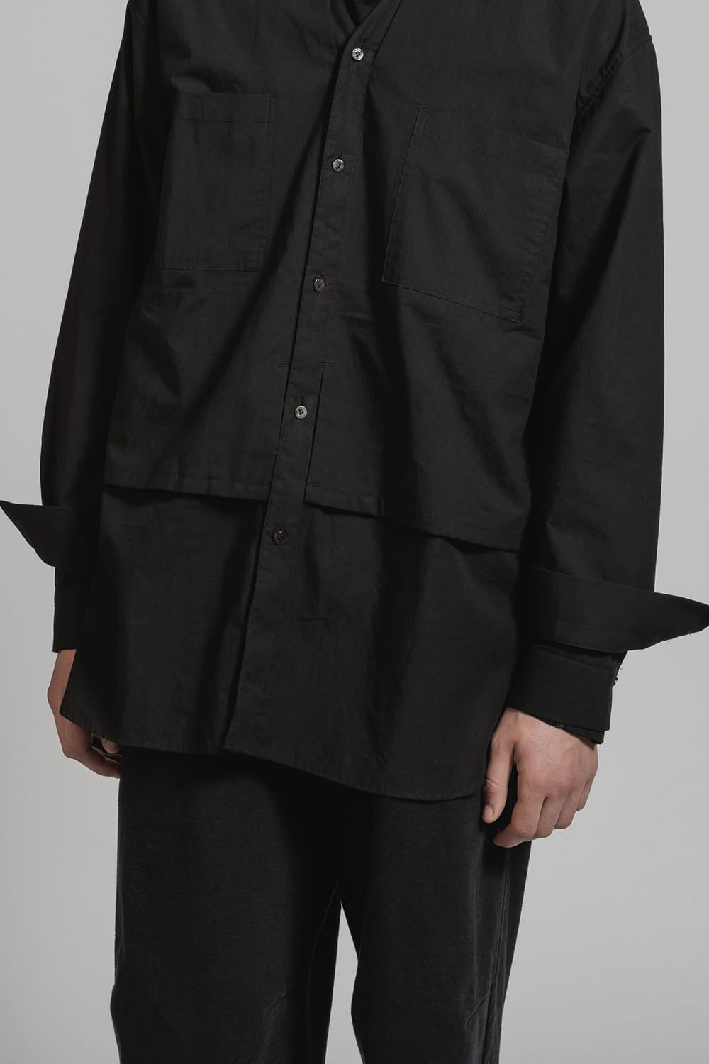 Layered V-Neck Shirt