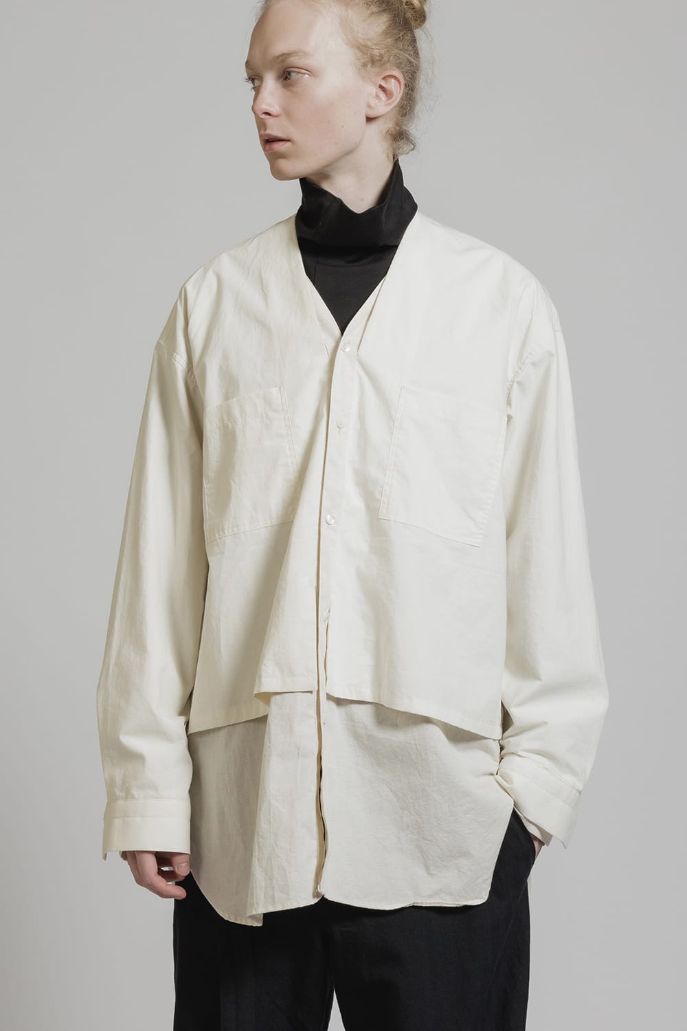 Layered V-Neck Shirt