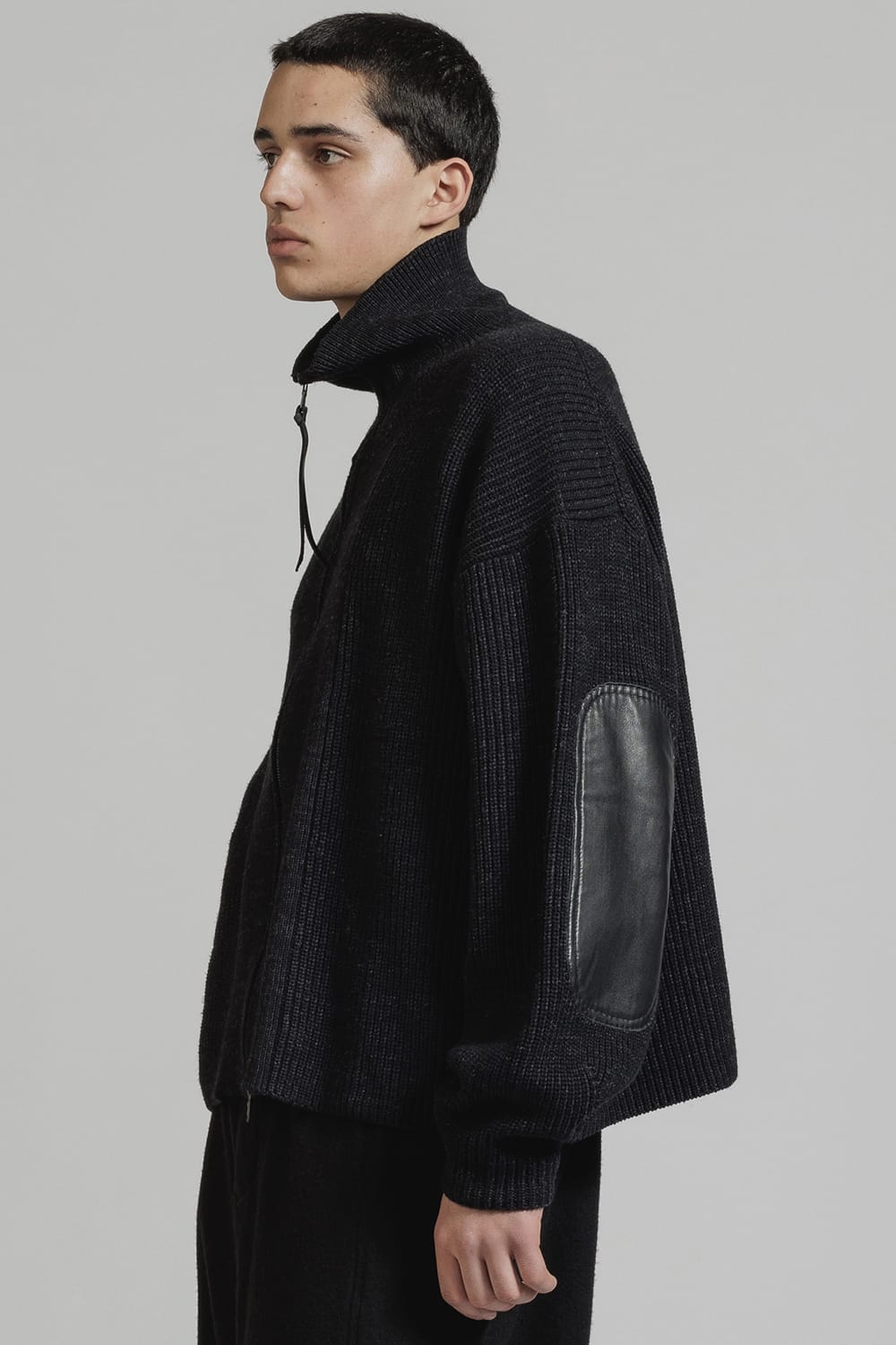 Elbow Patch Driver's Knit