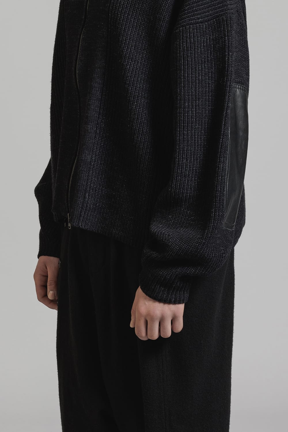 Elbow Patch Driver's Knit
