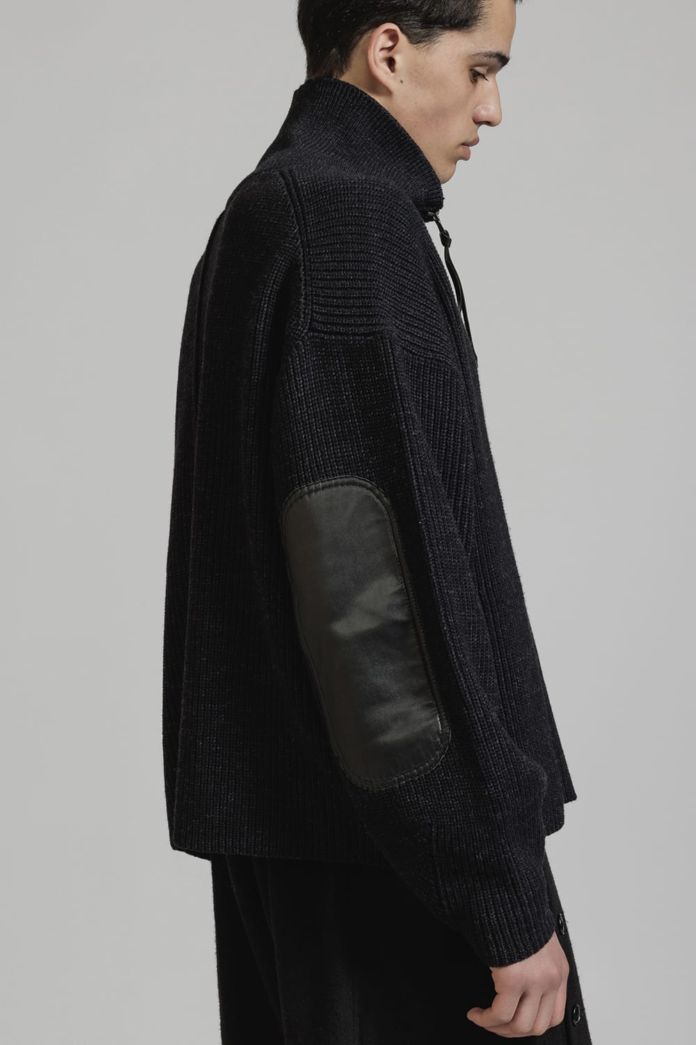 Elbow Patch Driver's Knit