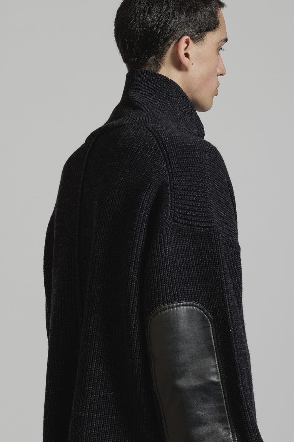 Elbow Patch Driver's Knit