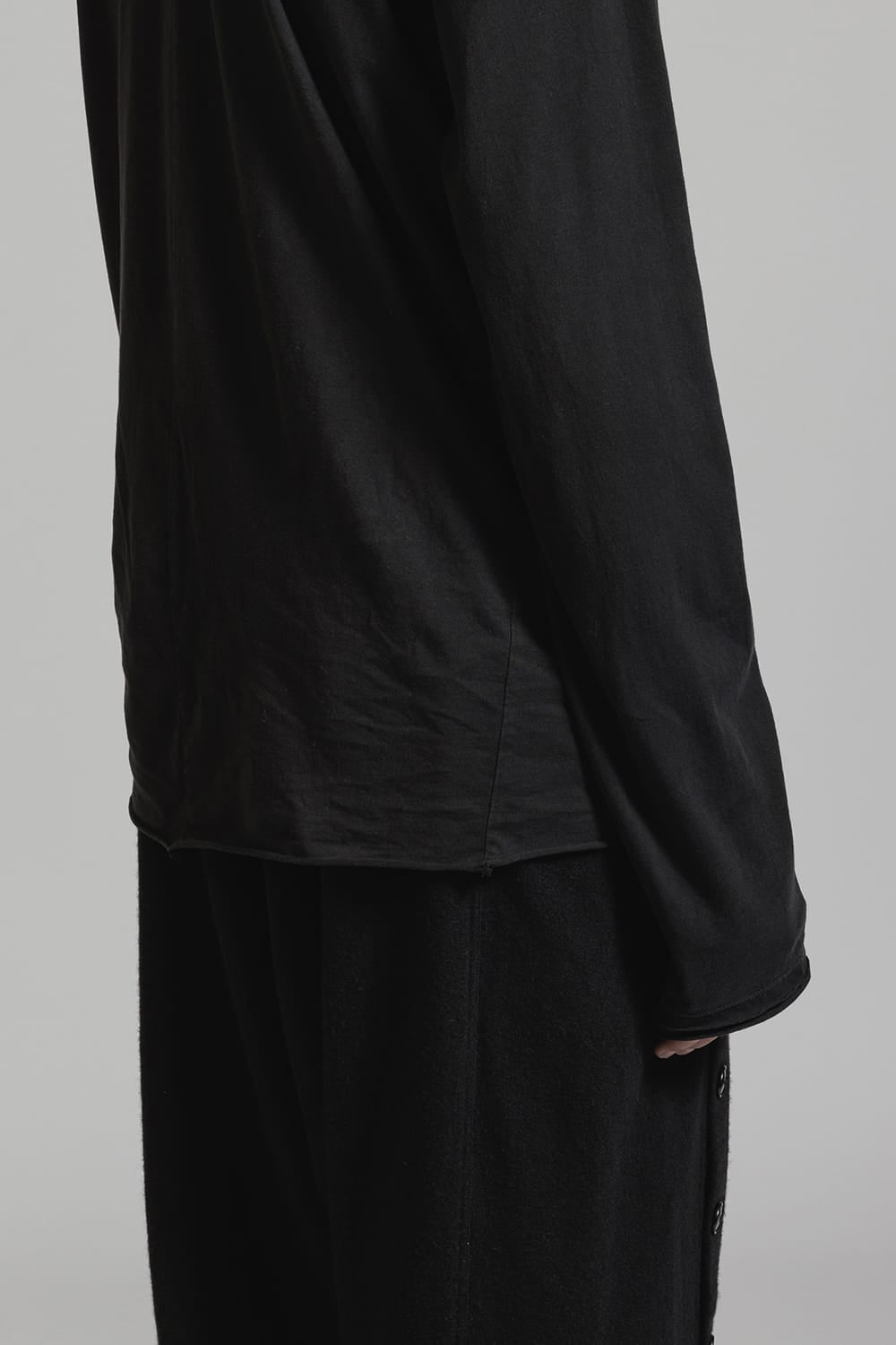 Product Dyed Cut off Long Sleeve T-Shirt