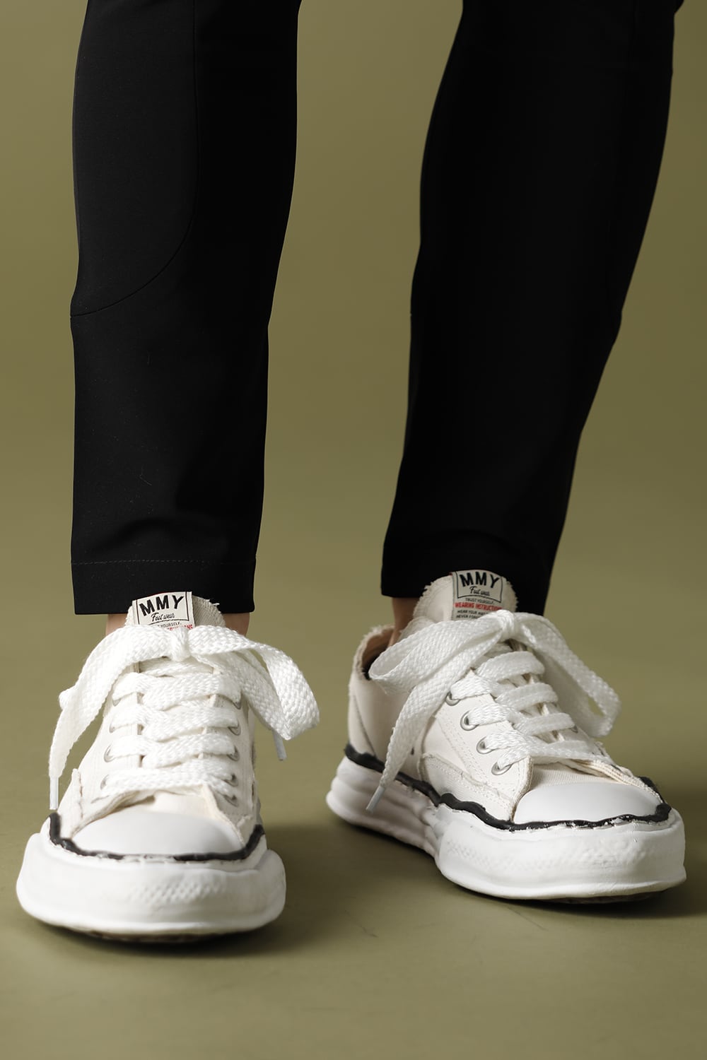 PETERSON Canvas Low Cut Sneaker White