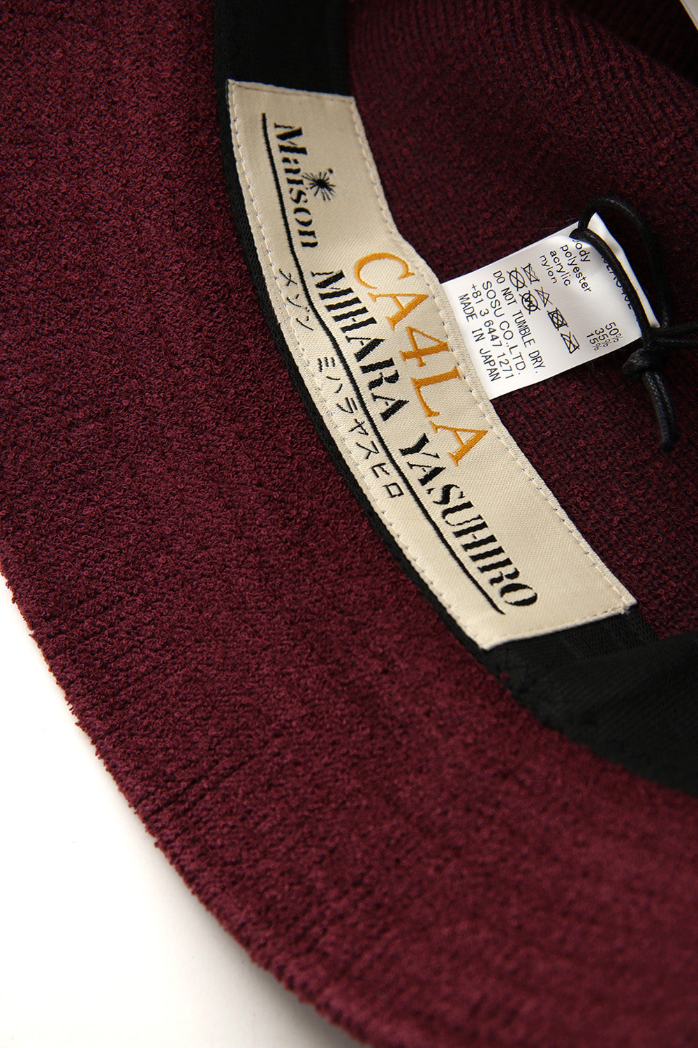 ¥€$ Bell Hat Bordeaux