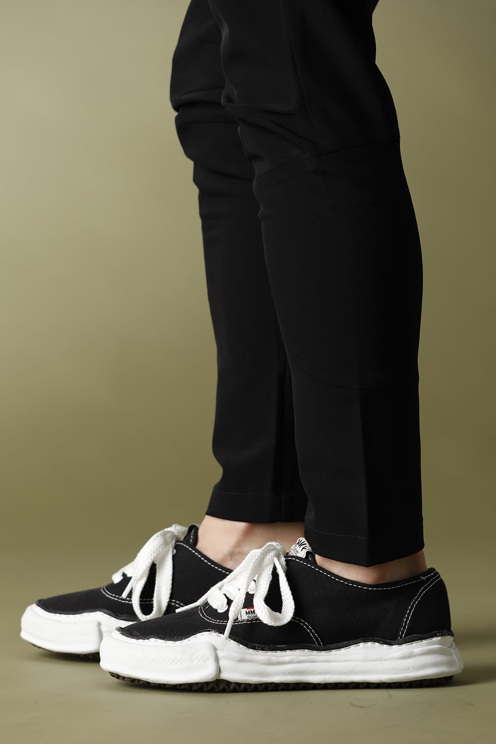 BAKER canvas Low cut sneakers Black