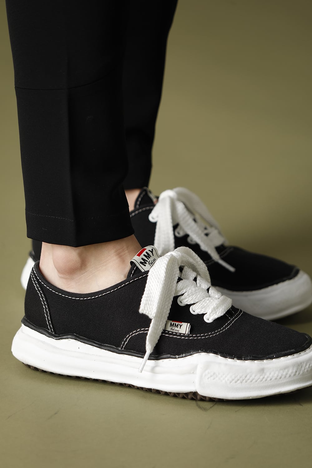 BAKER canvas Low cut sneakers Black