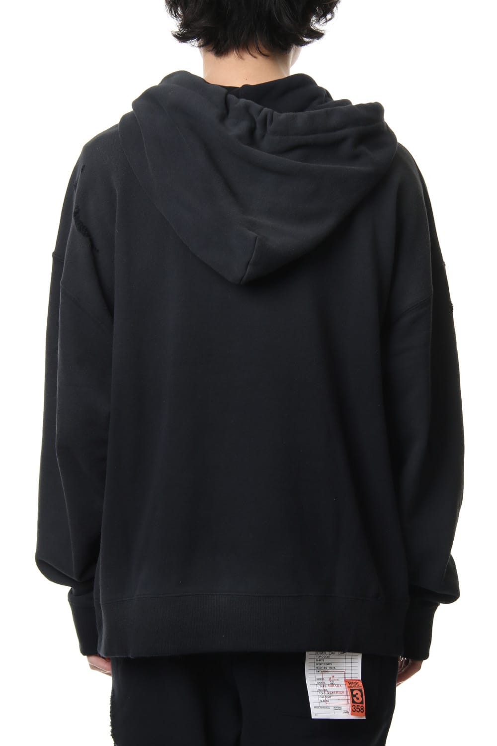 Damaged Hoodie Black